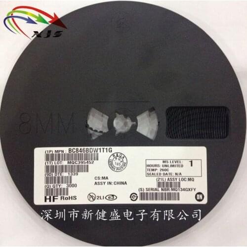 100%new origina BC847BDW1T1G BC856BDW1T1G BC846BDW1T1G BC857BDW1T1G BC858BDW1T1G BC857CDW1T1G BC847BPDW1T1G BC846BPDW1T1G