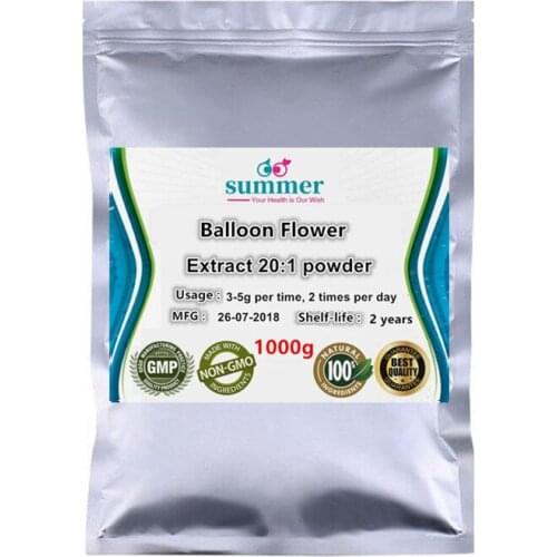 1000g Pure Balloon Flower Extract 20:1 powder, Jie geng,Platycodon grandifloras extract for hypoglycemic effect