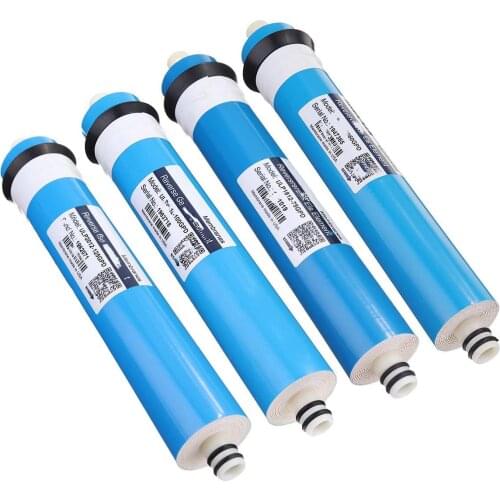 2pcs Home 100G RO Membrane Reverse Osmosis Replacement Water System Filter Purification Water Filtration Reduce Bacteria Kitchen