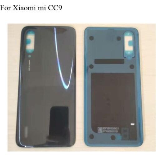 2PCS Tested NEW For Xiaomi Mi CC9 CC 9 Full Battery Cover Back Cover Door Housing Case for Xiaomi Mi CC9 Micc9 with logo