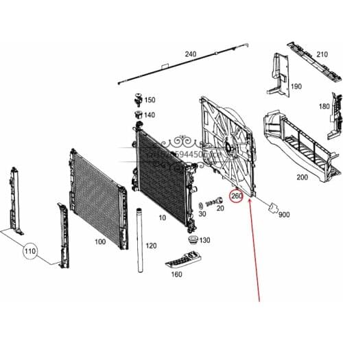 Car Electronic fan Air conditioning fan A 200mer ced es-be nzA 180 Cooling fan Water tank cooling electronic fan Blower fan