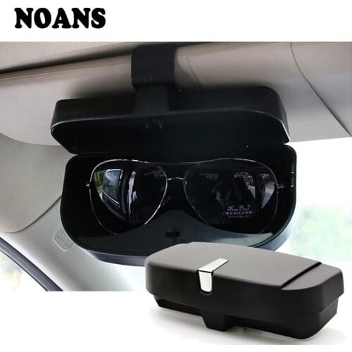 For BMW e46 e39 e36 Audi a4 b6 a3 a6 c5 Renault duster Lada granta Car Sun Visor Big Glasses Storage Case Holder Accessories