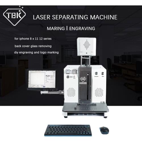 TBK Brand New Design Wireless Phone Control Laser Separating Machine Back Glass Separator Marking Engraving For iphone 6-12pro