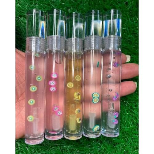 DIY Lip Gloss Decor Lipgloss Base Gel Fruit Slices Filler Handmade Lipgloss Base Gel Charm Nail Art Decorations Tools