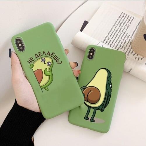 Avocado Phone Cases For Xiaomi Mi 8 9 SE 9T A1 A2 6X A3 10T Note 10 Lite Poco X3 F3 Redmi Note 9 8 Pro 8T 9s 6 5 9C Bumber Cover