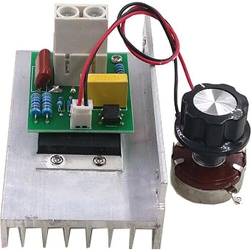 AC 220V 10000W SCR Electronic Voltage Regulator 10-220V Thermal Fuse For Speed Control Dimmer Thermostat