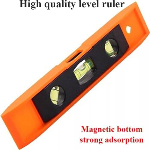 Mini Pocket Spirit Level Tool Spirited Away Furniture Levelers Vertical Horizontal Bubble Level Ruler 3 Bubble Spirit Level