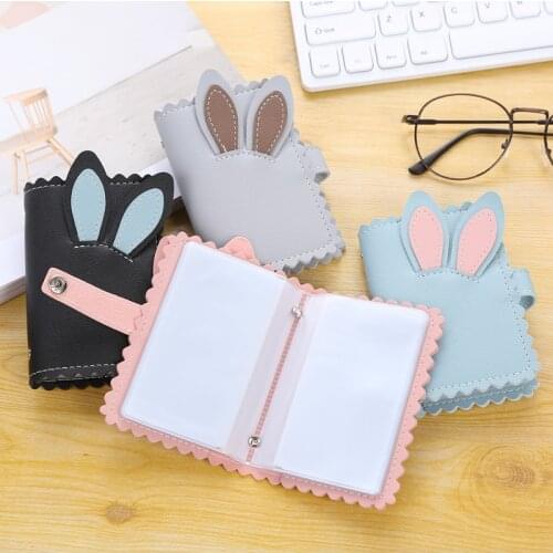 PU leather 24-bit business card holder male and female business card holder credit card passport card holder ID card holder