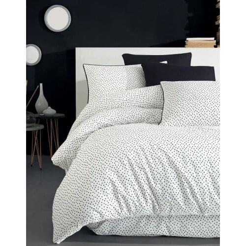 Cotton Bedding Set 3 Pieces Pack 160x240 Sheet Duvet Cover Pillowcase Linens Set Modern Dots Design Duvet Cover Home Textile