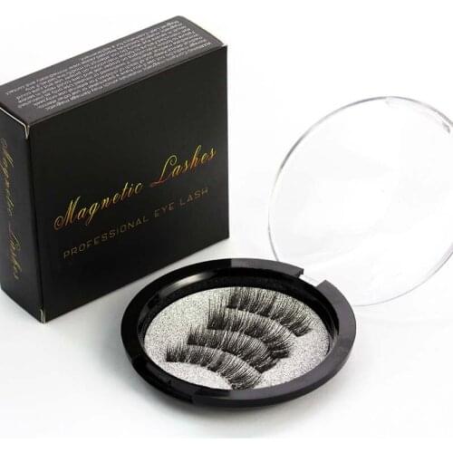 Magnetic False Eyelashes No Glue Reusable Fake Eyelashes Natural Soft Lifelike for DIY Eyelash Extension Tools