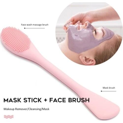 Soft Silicone Mask Brush Multifunctional Facial Cleansing Brushes Nose Brush Clean Pores Skin Care Tool Dropshipping TSLM1