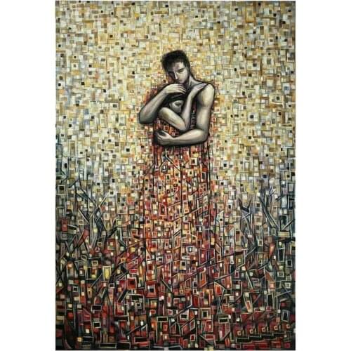 New 5d diamond painting abstract couple full square diy diamond embroidery portrait diamond mosaic home decoration kit E1550