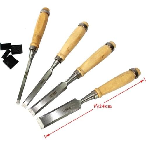 New 4pcs/Set Carving Set Wood gouge Chisel Woodworking Tool 6,12,18,24mm