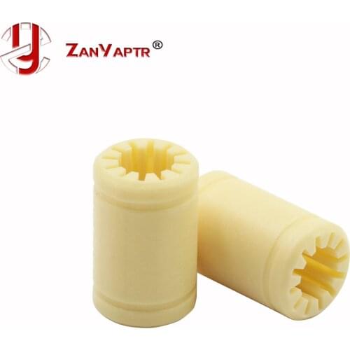 3D Printer Bearing 8mm Engineering Plastic Bearing RJMP-01-08 Solid Plastic Bearing 8mmx16mmx25mm