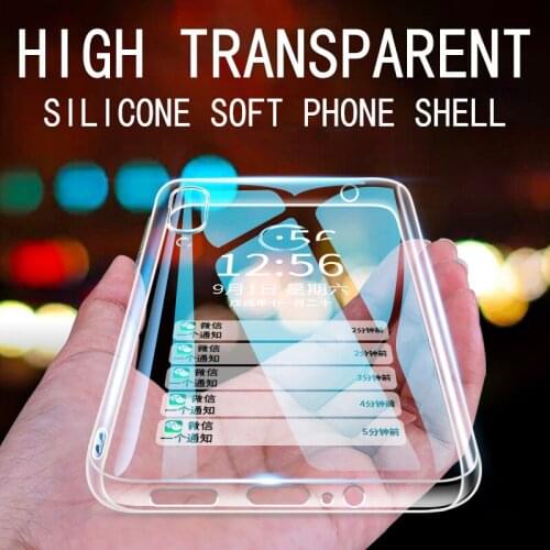 Shockproof TPU Transparent Soft Phone Case For Huawei Y5 Y6 Y7 Pro Y9 Prime 2019 2018 Y5P Y6P Y7P Y6S Y9S 2020 Mate 20 Lite Case