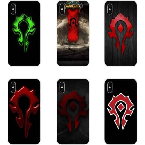 Transparent Soft Shell Cover For Huawei Mate Honor 4C 5C 5X 6X 7 7A 7C 8 9 10 8C 8X 20 Lite Pro game WOW World of Warcraft horde