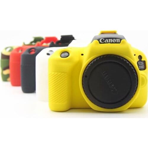Camera bag Silicone Rubber Case Cover For Canon 600D 650D 700D 70D 7D2 6D2 200D For nikon D750 D7500 DSLR Camera