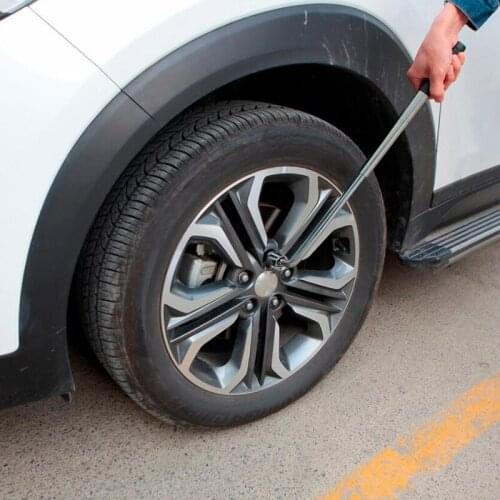 Heavy Duty Telescoping Lug Wrench Wheel Wrench Extendable Car Wheel Brace Nut Wrench Sockets