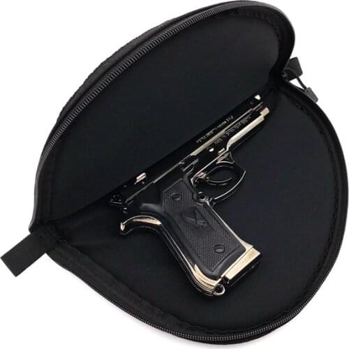 Tactical Handgun Bag Portable Revolver Airsoft Gun Carry Holster for Glock M9 Universal Hunting Pistol Padded Hand Carry Pouch