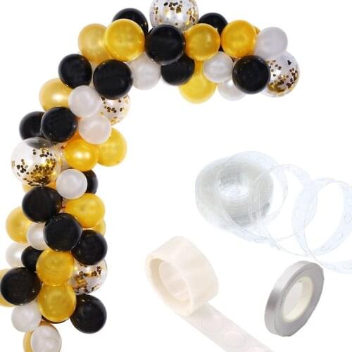 Balloons Garland Arch Kit Gold Blue Confetti Balloons Wedding Kids Birthday Party Decorations Baby Shower Gender Reveal Globos