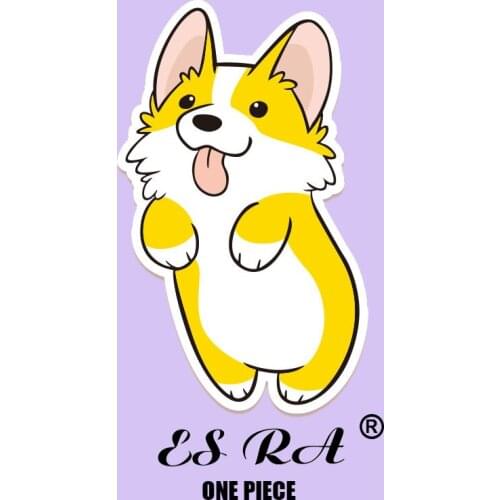 1 Piece Kawaii Kids Stickers Cute Dogs Corgi Pegatinas Animal Decal for Luggage Wall Laptop Skateboard Pitcher Guitar Journal