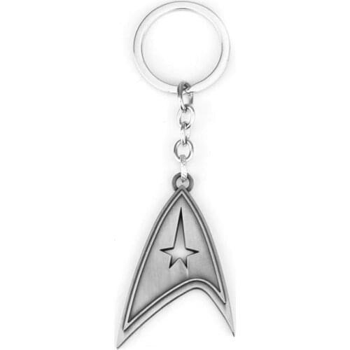 2020 Hot Selling Star War Trek Key Chains Metal Communicator Darkness Starfleet Statemnt Keychains High Quality Keyrings