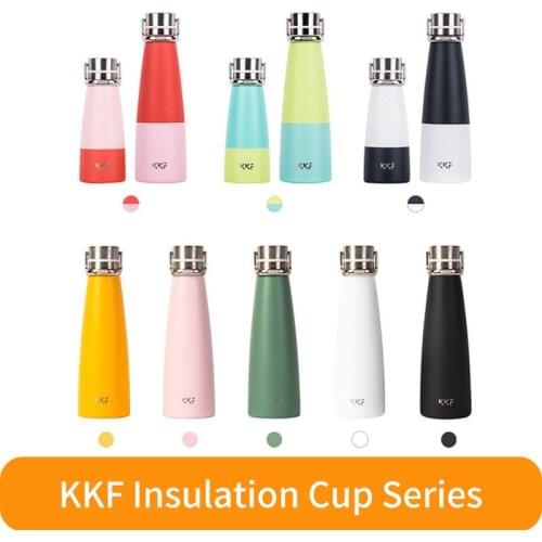 Xiaomi Thermos Cup KKF 475ml / 290ml Thermos Cup 24H Hot Water Cup Portable Mini Mugs