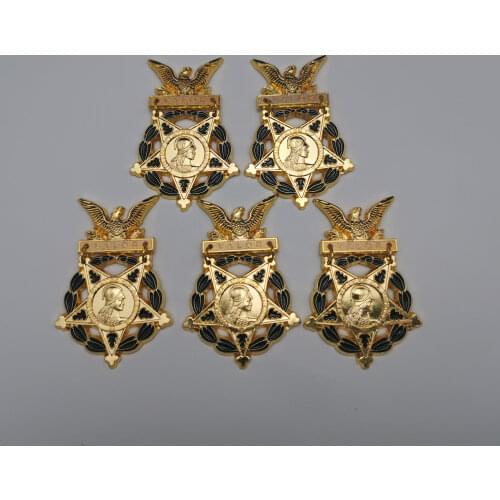 5pcs/lot Unite State of America Medal of Honor Badge US Metal