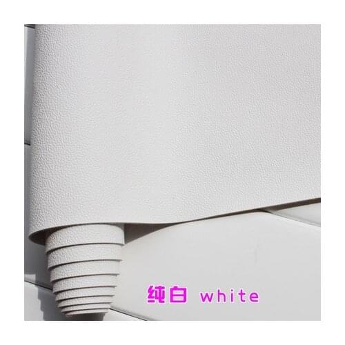 White Thick PU Leather Fabric Lychee Pattern Sofa Leather Car Interior Leather Vinyl