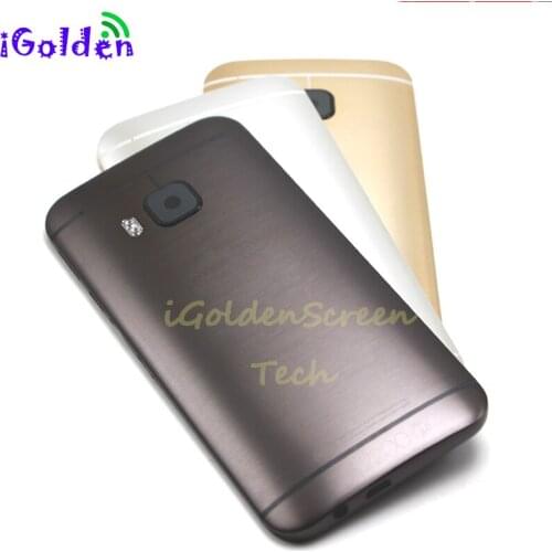 KINCOP New Metal Rear Housing Door For HTC One M9 Back Battery Cover Case with Volume + Power Button + Camera Lens Assembly