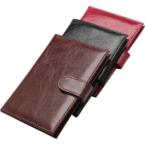 Hasp Wallet Travel Passport Holder Protector Covers Passports Organizer Holder Card Credit Case PU Leather
