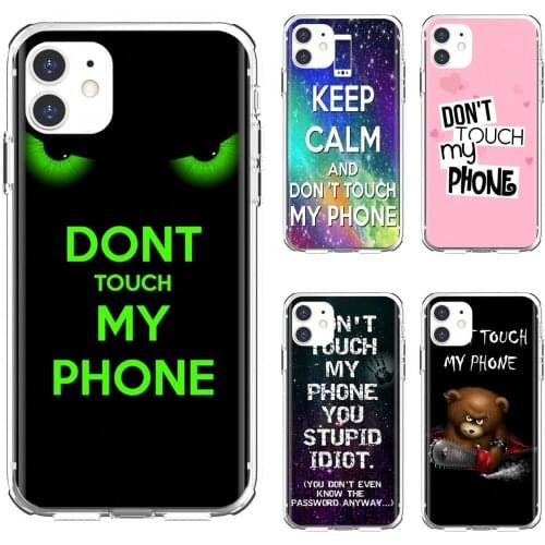 For Xiaomi mi Redmi Note 3 4 4X 5 6 7 8 8t 9 9s 9t 10 pro lite don't-touch-my-phone-Poster Soft Covers
