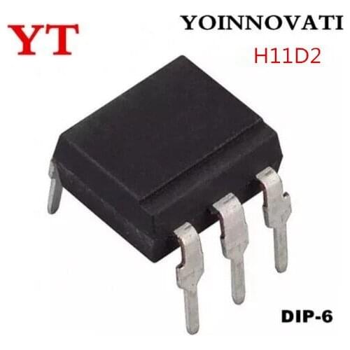 10PCS/LOT H11D2 DIP6 Optocoupler Photoelectric coupling
