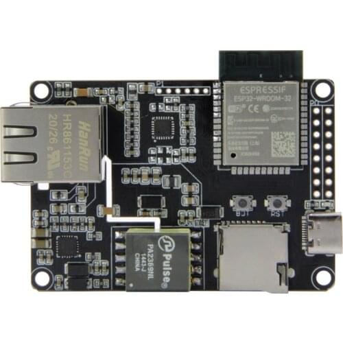 LILYGO® TTGO T-Internet-POE ESP32-WROOM LAN8720A Chip Ethernet Adapter And Downloader Expansion Board Programmable Hardware