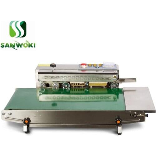 Continous sealing machine conveyor platform band sealer machine Aluminum Foil Plastic Bag Film Continuous Packaging Machine