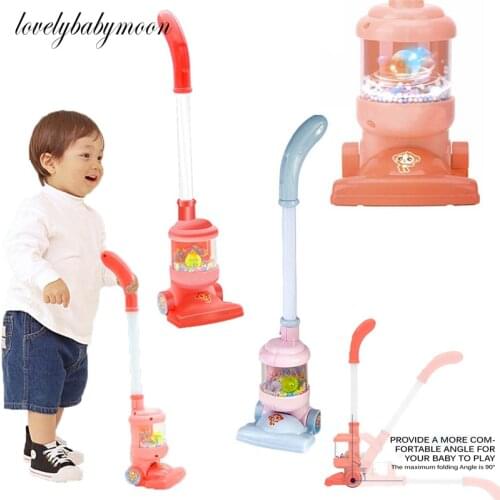 Children Electric Mini Vacuum Cleaner Simulation Charging Housework Dust Catcher Toy Kids Educational Role Playing Game Toys