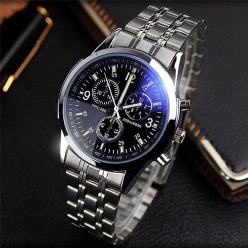 Fashion Men\s Stainless Steel Luxury Sport Analog Quartz Wrist Watch for Women Men
