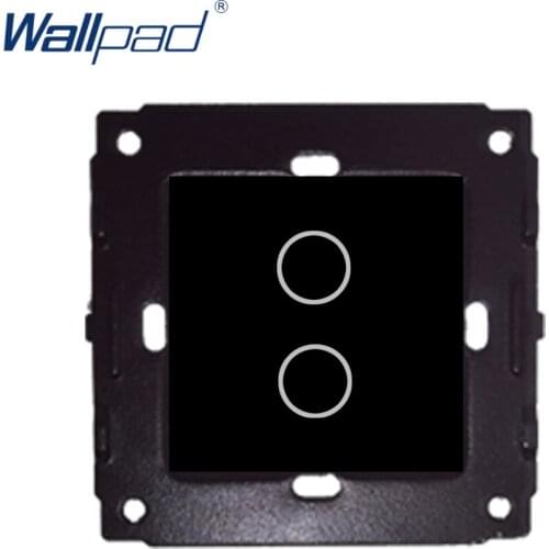 2 Gang 2 Wall Touch Switch Wallpad Touch ON/OFF Switch Function Key For Module only 52*52mm No switch Frame Customer DIY Series