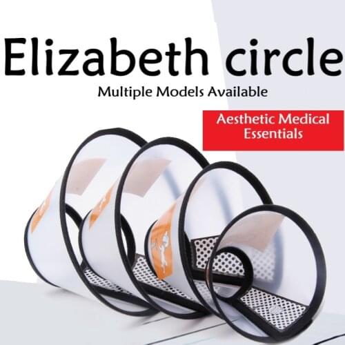 Cat and Dog Headgear Pet Supplies Elizabeth Ring Beauty Cover Neck Collar Cute Cat Cat Collar Puppies Collar Personalized PVC