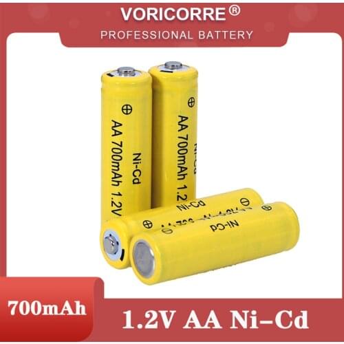 NI-CD AA Batteries 1.2v Rechargeable nicd Battery 1.2V Ni-Cd aa For Electric remote Control car Toy RC ues