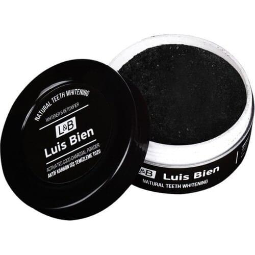 Luis Bien Activated Carbon Teeth Cleaning Powder Bright and Healthy White Teeth Teeth Whitening Powder Tooth Whitening