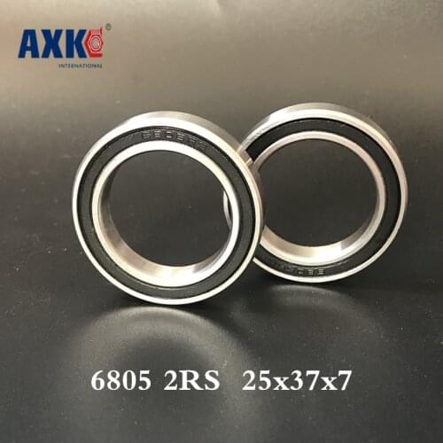 2019 Direct Selling Limited Ball Bearing Rolamentos 6805 2rs Abec-1 (10pcs) 25x37x7 Metric Thin Section Bearings 61805rs 6805rs