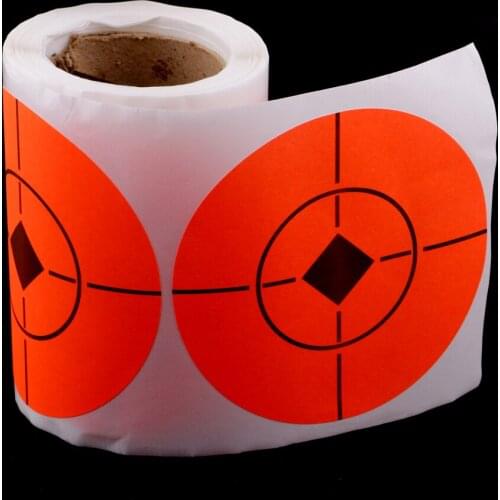 100pcs 7.5 Diameter Self Adhesive Shooting Target Round Paper Target Sticker