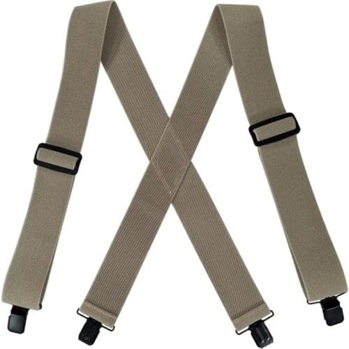 5cm Wide Elastic Adjustable Men Trouser Braces Suspenders X Shape with Strong Metal Clips Suspenders tirantes Unisex Braces