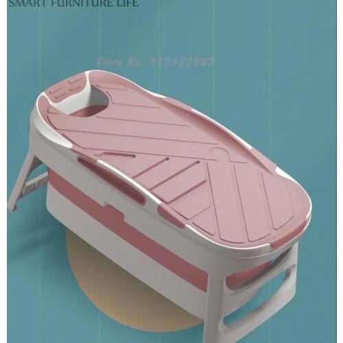 Foldable Bathtub Adult Bathtub Adult Bathtub Full Body Sweat Thickened Large Sitting Heating Bathtub