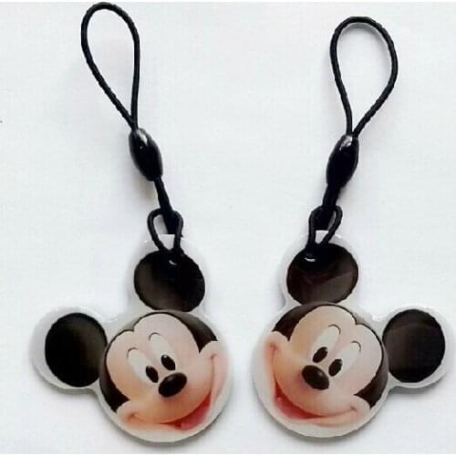 1000pcs EM4305 Writable Smart cartoon Card 125Khz RFID Proximity Rewritable Waterproof Key Tags customized design