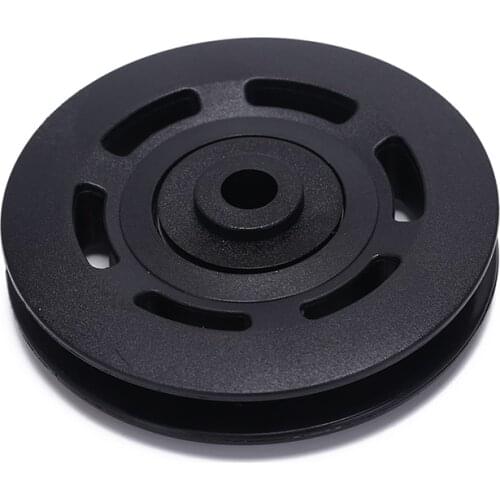 Universal 50mm/90mm/100mm Diameter Wearproof Nylon Bearing Pulley Wheel Cable Gym Fitness Equipment Part