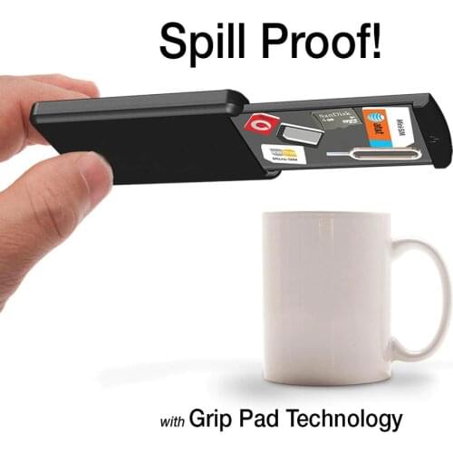 Mobile Safe Case - Store Safely SIM Card and Micro SD Card - Includes Micro SIM Adapter, Nano SIM Adapter, and Remove Pin