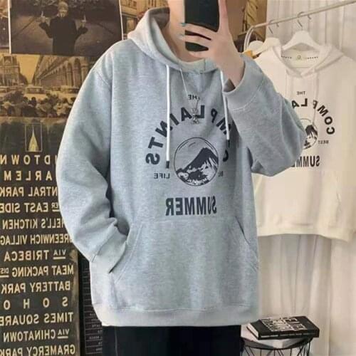 Letter Print Hoodies Oversized Womens Winter Tops Long Sleeve Drawstring Pocket Streetwear Men Japanese Fashion Fall Sudaderas