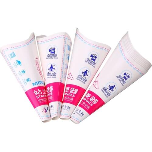 10Pcs Portable Outdoor Tools Disposable Paper Urinal Standing Pee Urination Device Mini Toilet For Emergency Camping Tools